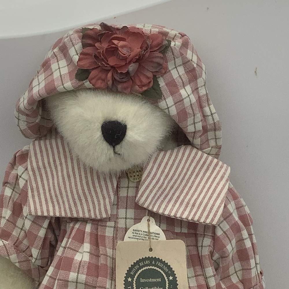 Vintage The Boyds Collection Piper P. Plumbottom Plush Bear - Picture 2 of 12